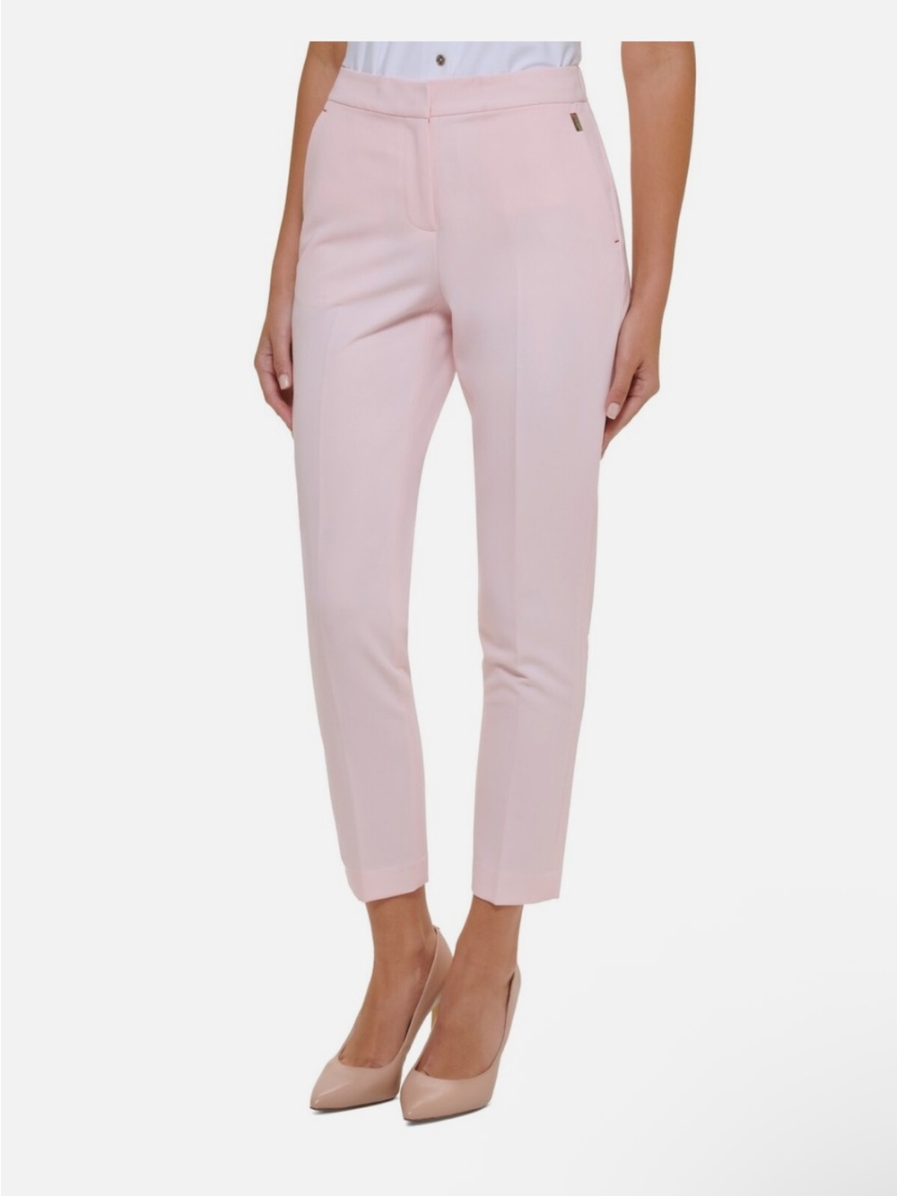 Tommy Hilfiger Ballerina Pink Suit Pants Size 2 (Stretch Waistband)